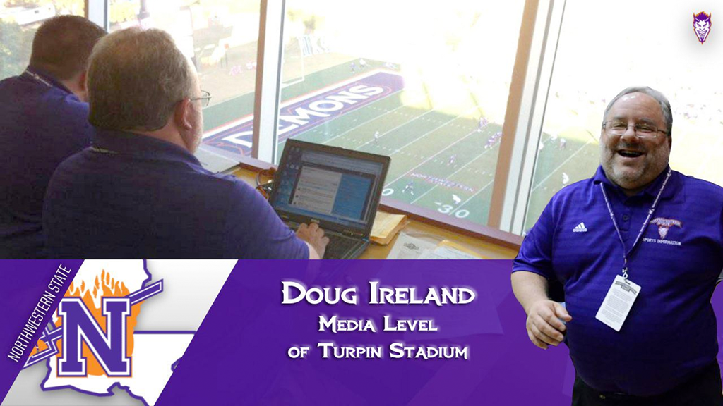 Northwestern State Names Football Pressbox for Doug Ireland